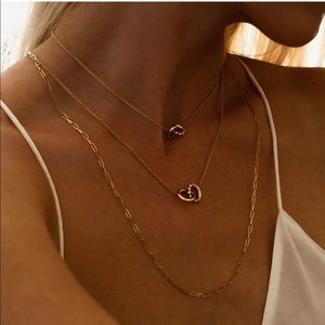 Logan Holowell- Baby Alchemy Link Necklace-14k
